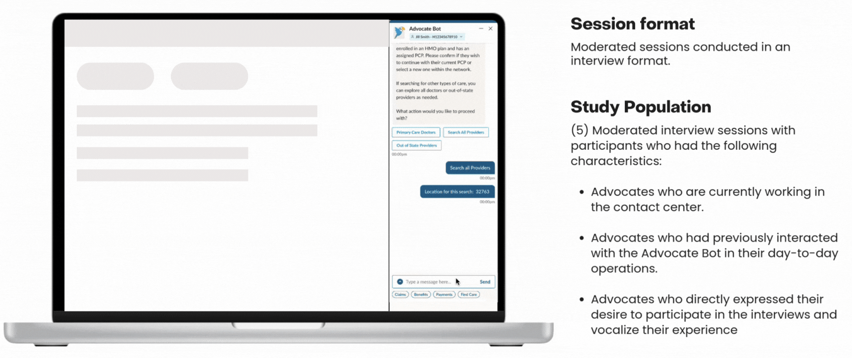 Chat with Sunny Interface